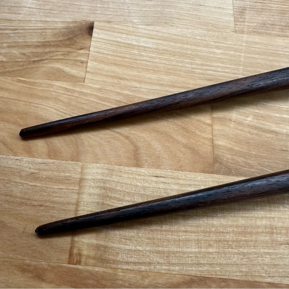 MCM Stainless Serving Set-Long Wood Handles- Japan